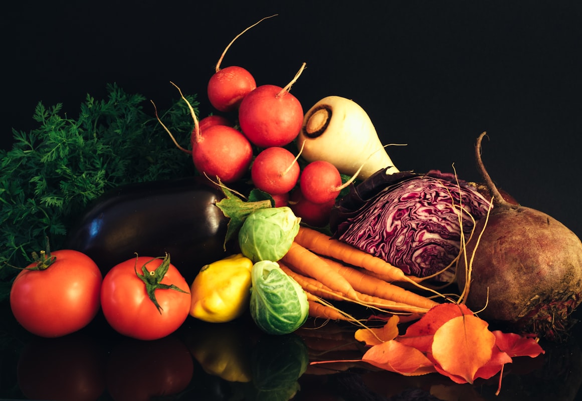 Eye nutrition science illustration